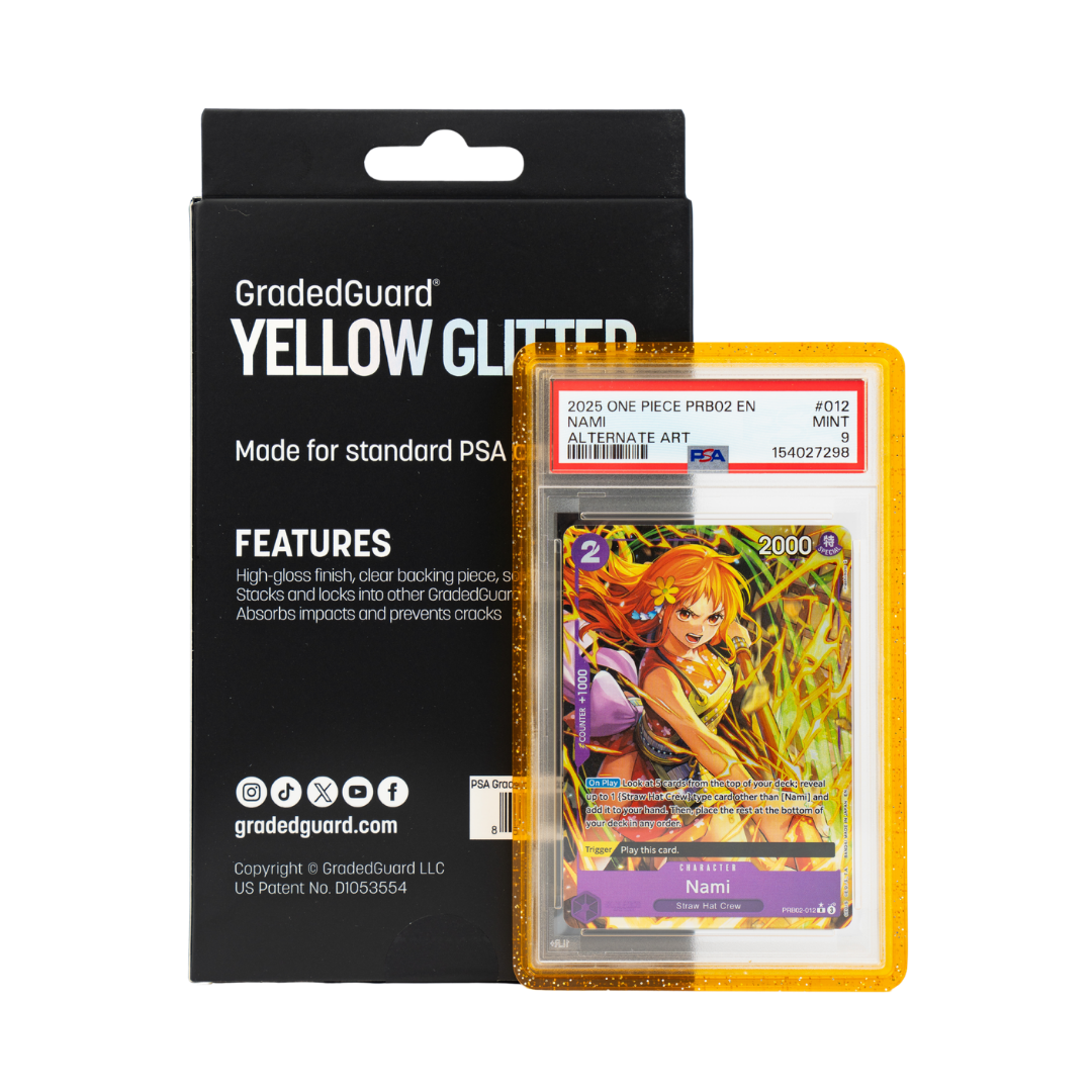 Graded Guard - PSA Yellow Glitter