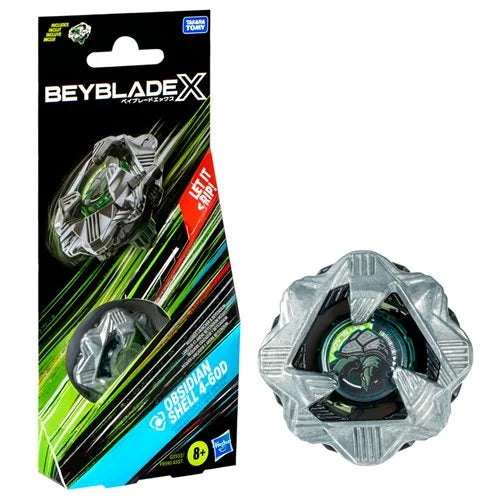 Beyblade X Obsidian Shell 4-60D Booster Pack Set