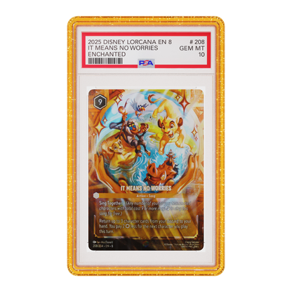 Graded Guard - PSA Yellow Glitter