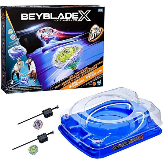 Beyblade X Drop Attack Battle Set with Beystadium Arena
