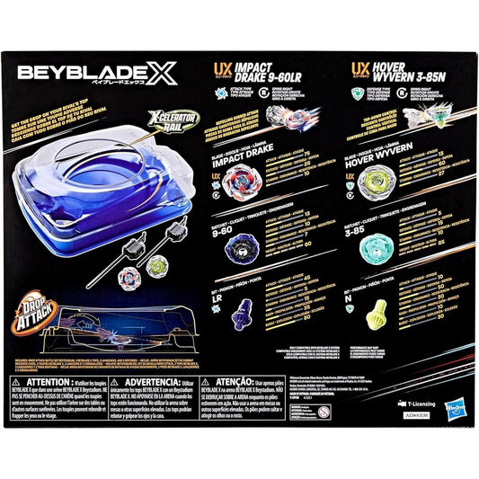 Beyblade X Drop Attack Battle Set with Beystadium Arena