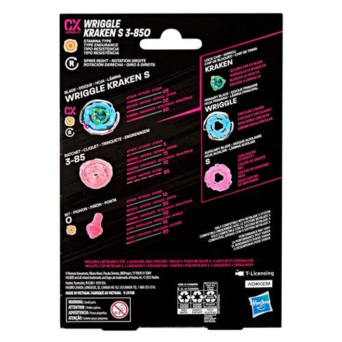 Beyblade X Wriggle Kraken S 3-85O CX Starter Pack Set
